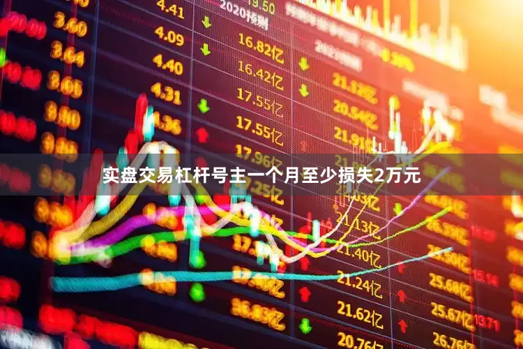 实盘交易杠杆号主一个月至少损失2万元