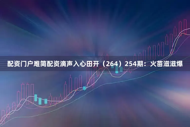 配资门户难简配资滴声入心田开（264）　　254期：火苗滋滋爆